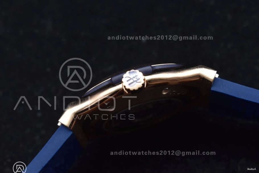Diamond Classic Strap Best Fusion on Blue Dial Blue with Edition SS HBF Bezel Gummy 1:1 A2892 45mm 1203